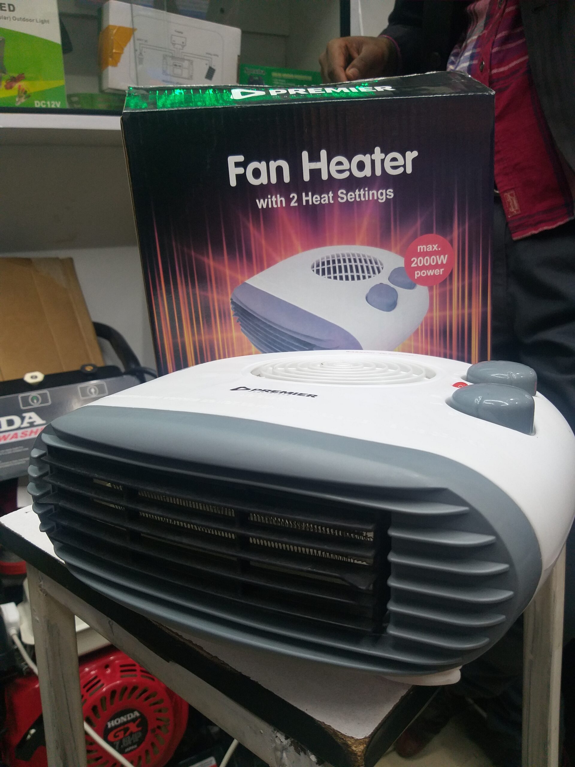Premier Fan Heater With 2 Settings