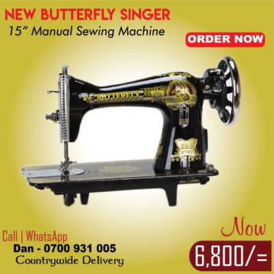 Butterfly Juki-singer 15ch sewing machine