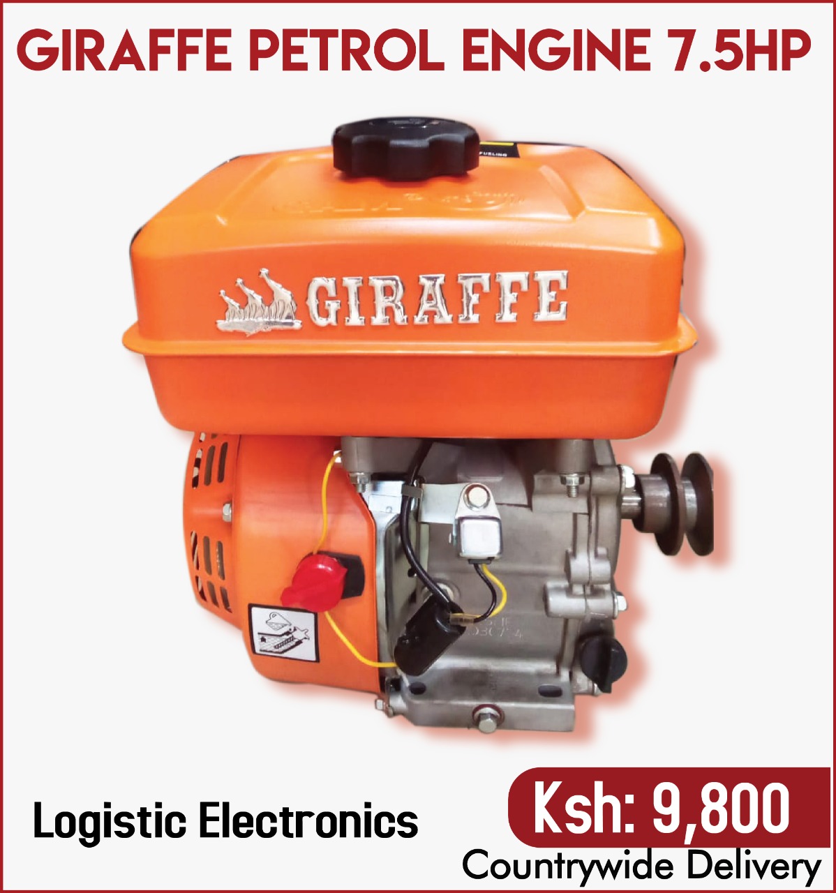 Giraffe petrol engine 7.5HP