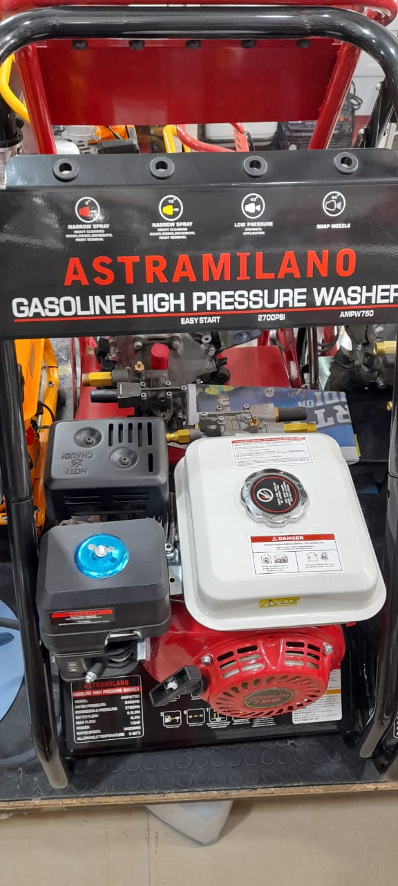 Astramilano Gasoline high pressure car Washer, ampw750 2700PSI