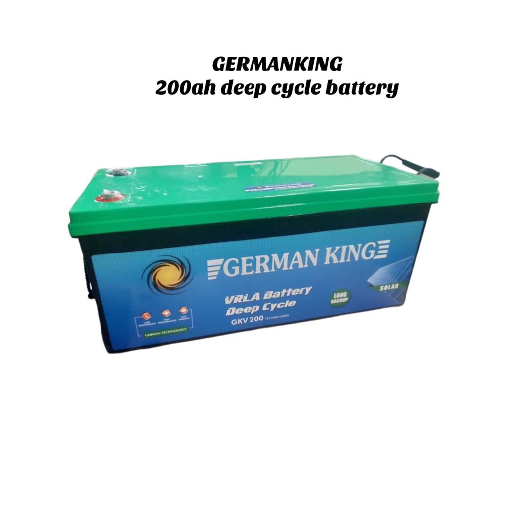 Germany King 200Ah 12v deep cycle battery