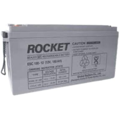 Rocket 12v 150ah MF rechargeable solar battery