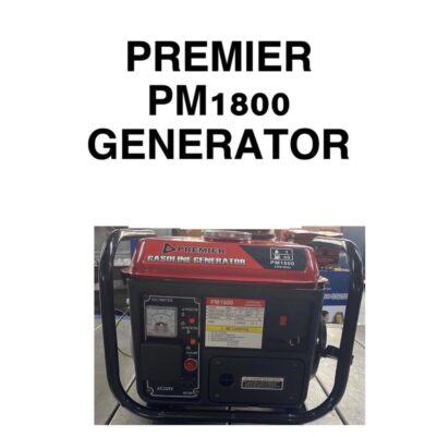 New Premier gasoline backup generator  