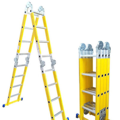 Yellow multi purpose ladder  heavy duty 4step