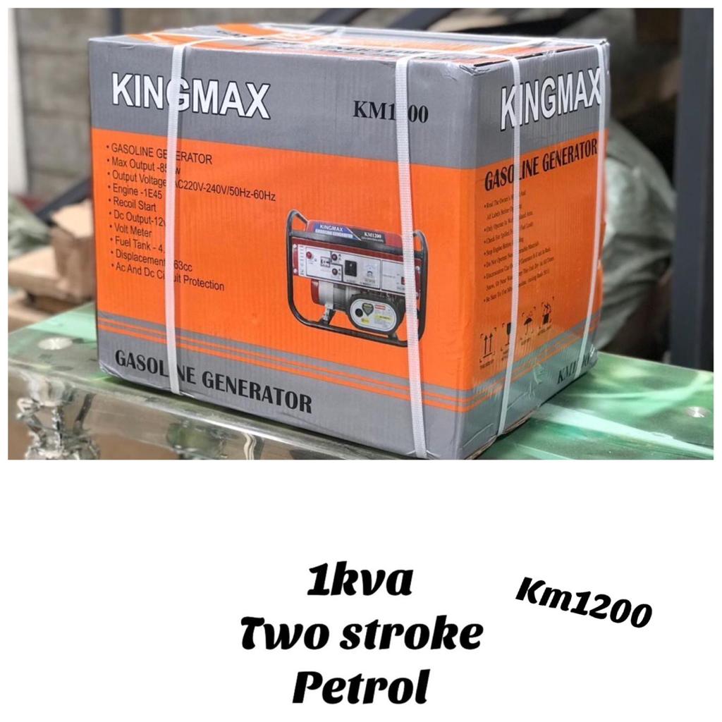 Kingmax 2stroke petrol generator 1.5kva