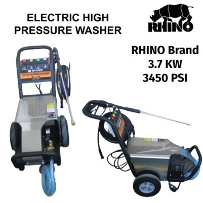Electric high pressure car washer Rhino 3.7kw 3450psi