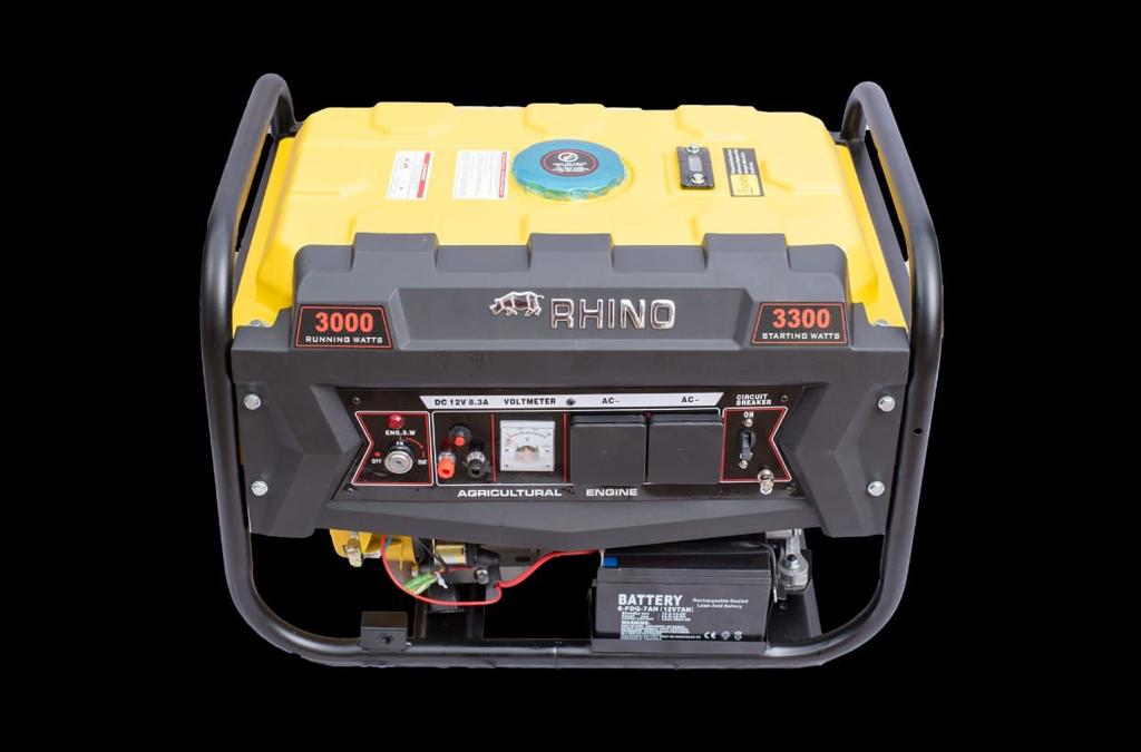 Rhino Petrol Generator 2kva Rope Start