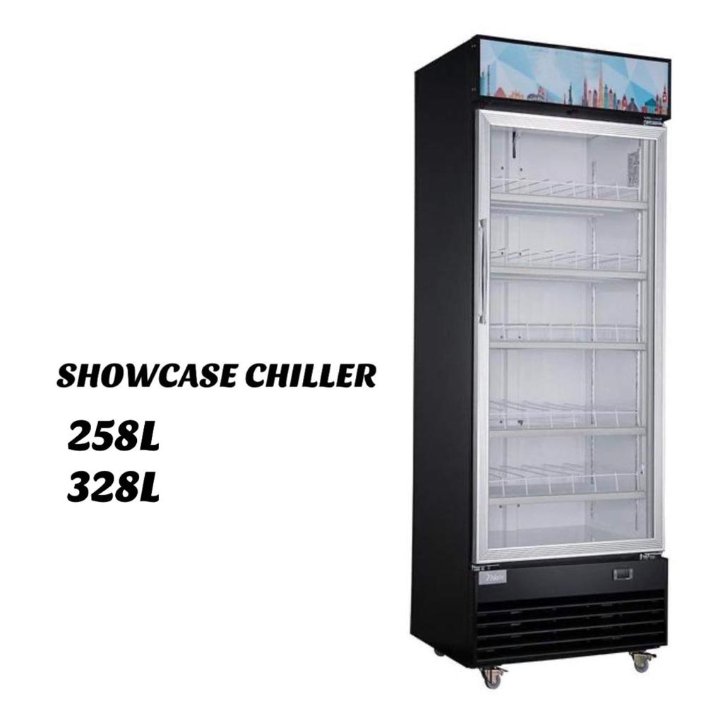 Chiller showcase 258ltrs