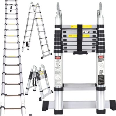 Aluminium Telescopic Ladder 15steps