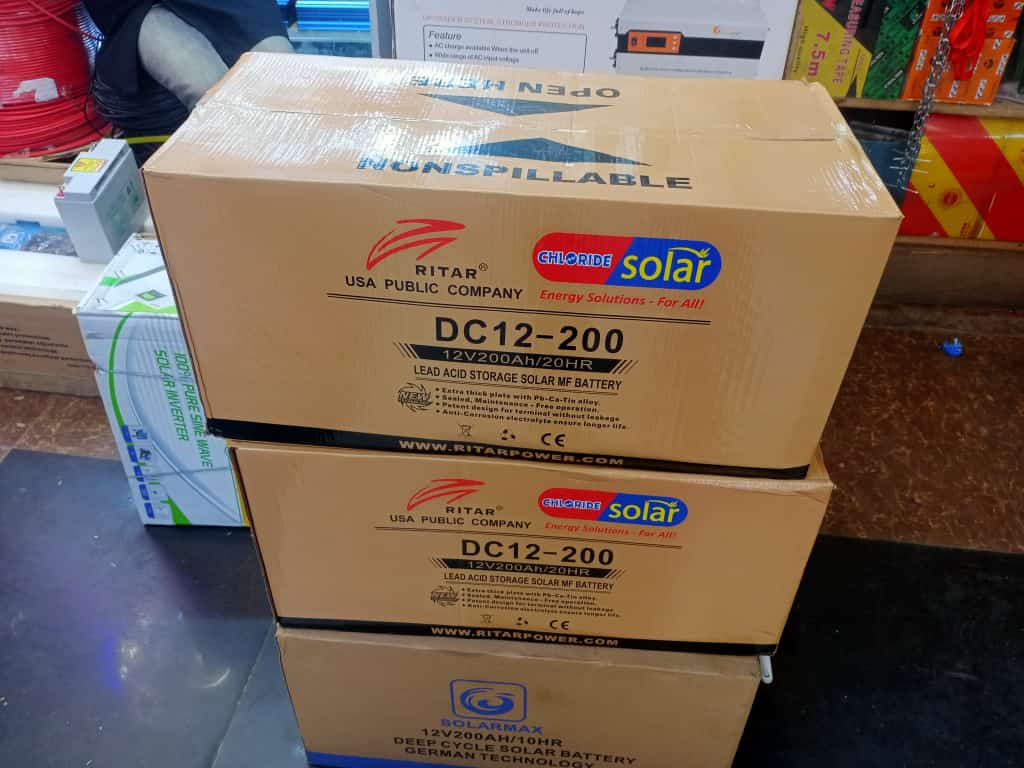 Ritar Original Chloride Battery 200ah Dc12v