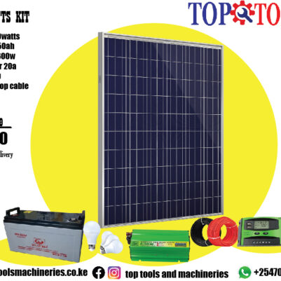 200 watts kit solar panel battery inverter
