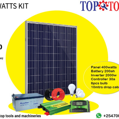 400 watts solar panel Kit