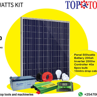 500 watts solar panel Kit