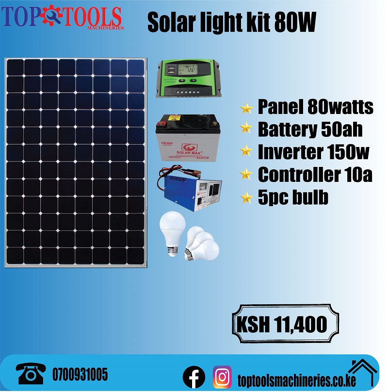 Solar Light Kit 80W toptoolsmachineries