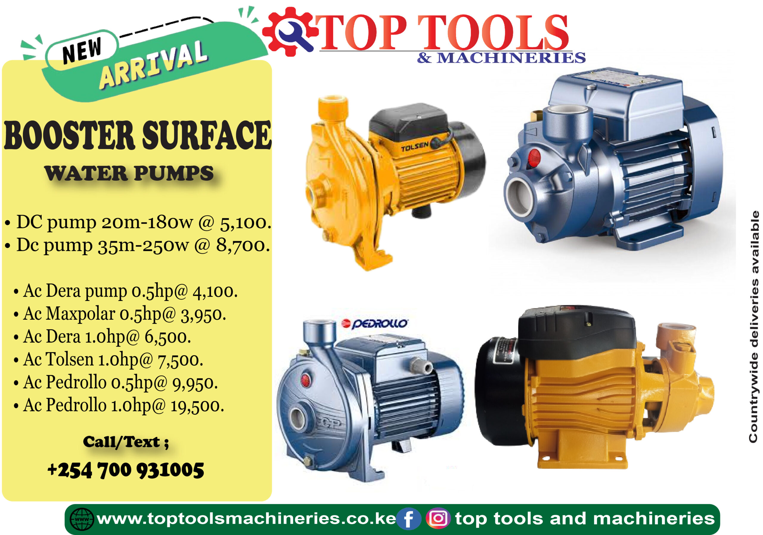 BOOSTER SURFACE WATERPUMPS