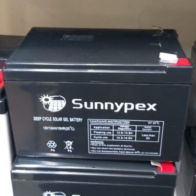 Sunnypex deep cycle gel battery 12v 12ah