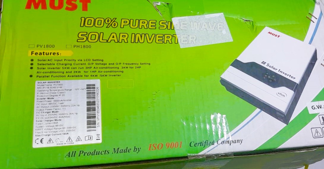 Must Hybrid inverter 5kva 48volts low frequency Must Hybrid inverter 5kva 48volts low frequency