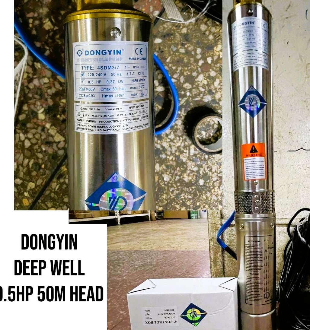 Dongyin deep well 0.5hp 50m head Dongyin deep well 0.5hp 50m head
