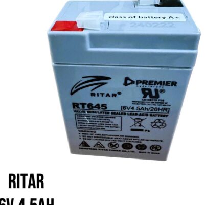 Ritar backup battery 6volts 4.5ah motorbike