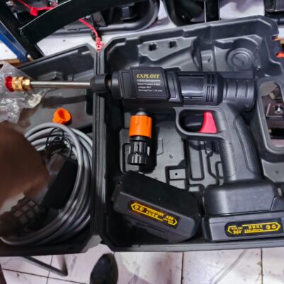 Cordless car wash machine 96V