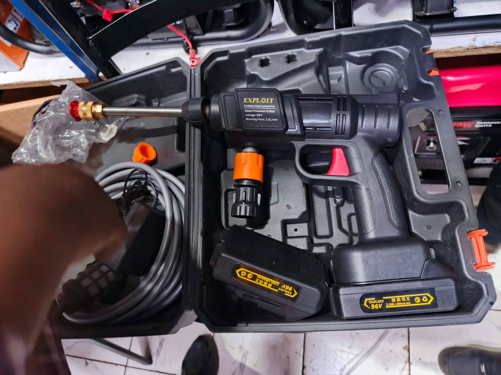 Cordless car wash machine 96V Cordless car wash machine 96V