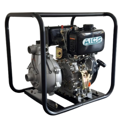 Aico Diesel Water Pump 80Meters High Pressure • 1.5inches Outlet • 1 inch delivery Outlet • 80 metres Delivery Head • 7hp engine Powered • high pressure