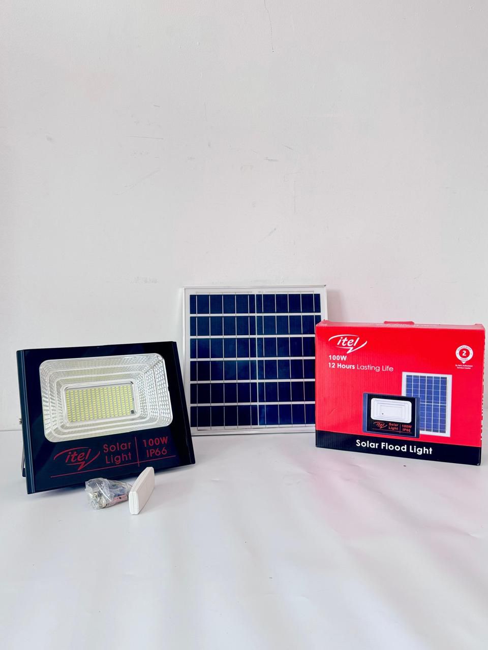 Itel Solar Flood Light 100W Itel Solar Flood Light 100W