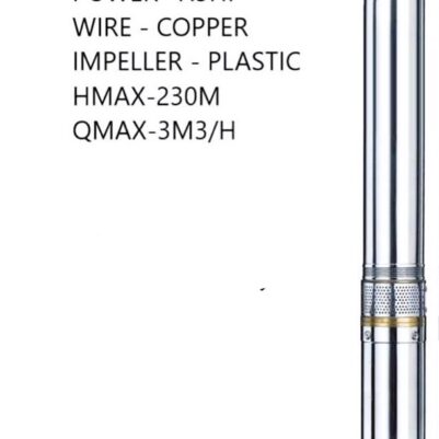 3phase submersible water pump 7.5hp 230m head
