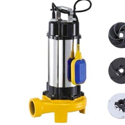 Sewage pump with impeller cutter 1.5hp 2inch