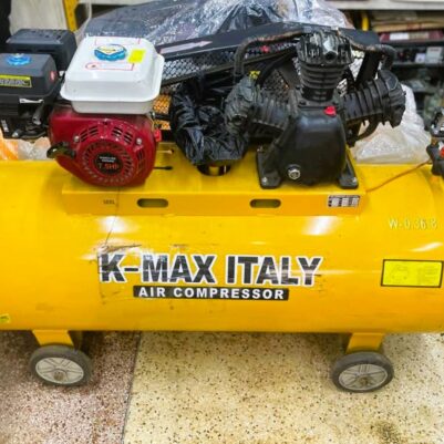 Kmax Italy petrol and electric air compressor 300ltrs 7hp