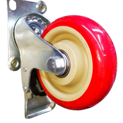 Generator/trolley wheel with brake locks medium size