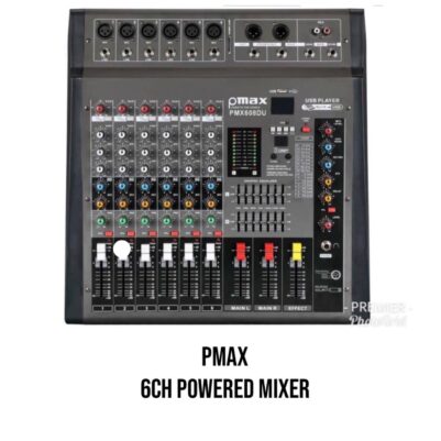 Pmax 6channel powered mixer
